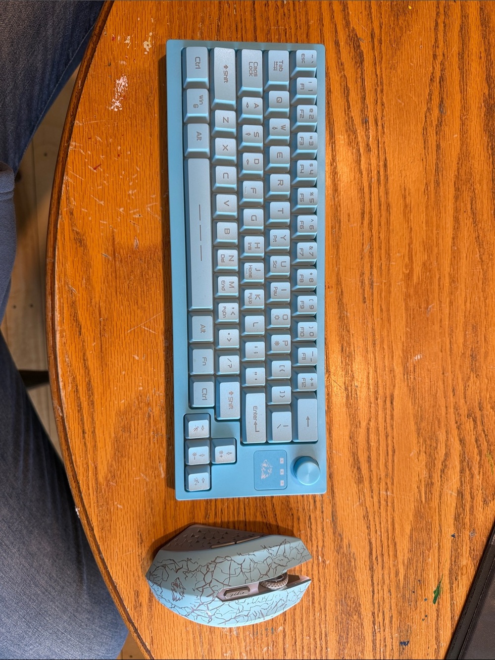 Gaming keyboard and mouse